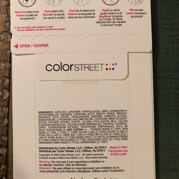 Color Street Nuclear Fuchsian Nail Polish Strips - Picture 2 of 3